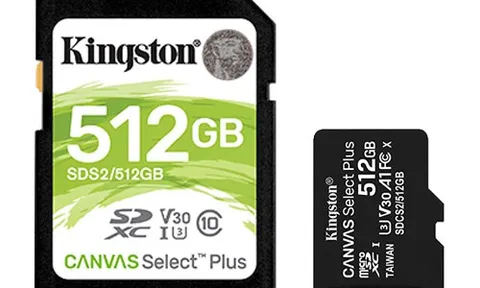 Kingston đổi mới danh mục thẻ nhớ microSD và SD Card với “tân binh” Canvas Select Plus